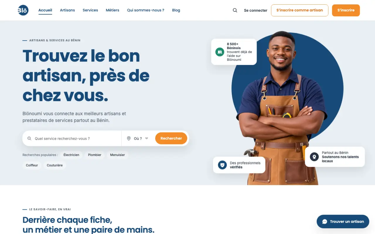 Capture du site Blōnoumi