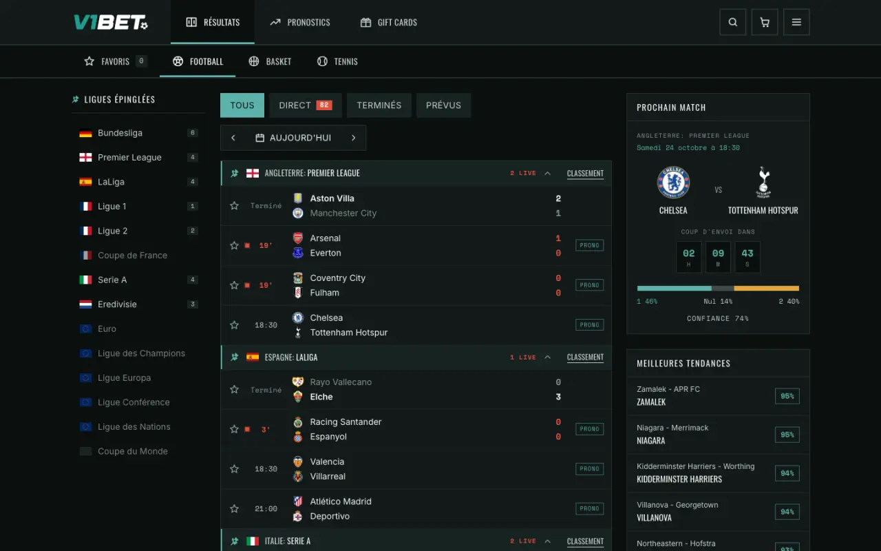 Screenshot of the VolunBet website